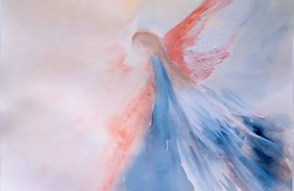 Aquarelle sur papier carte