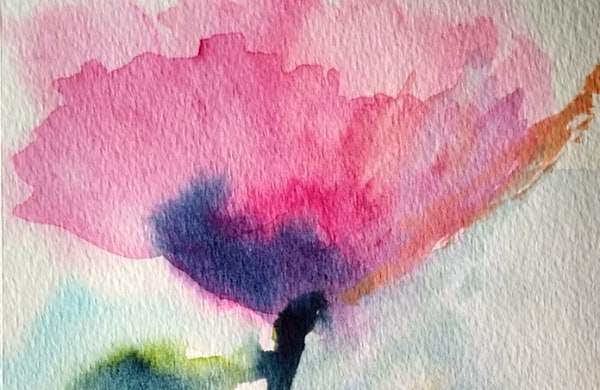 Aquarelle sur papier carte